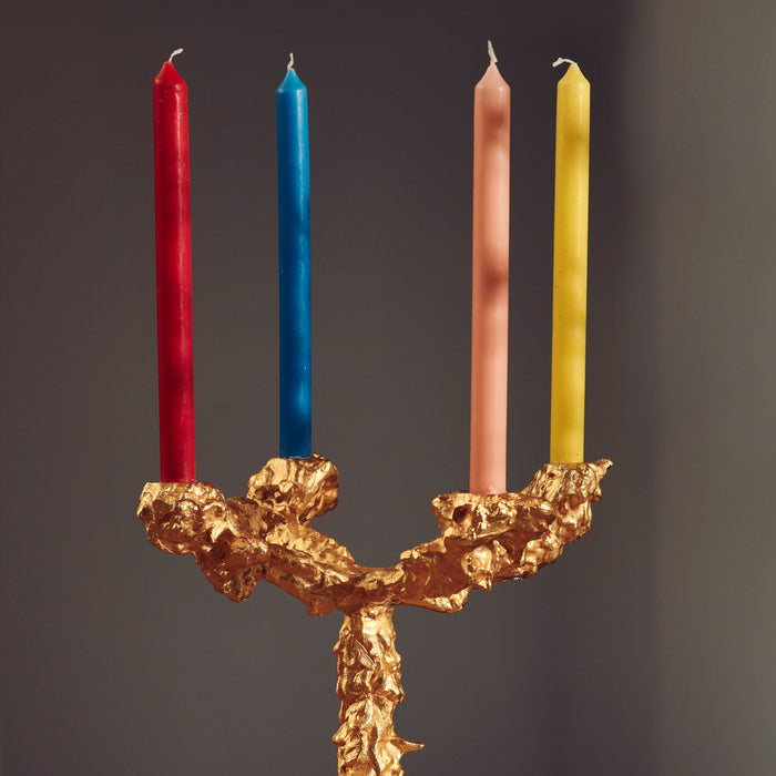 POLSPOTTEN Drip Kandelaar - Goud