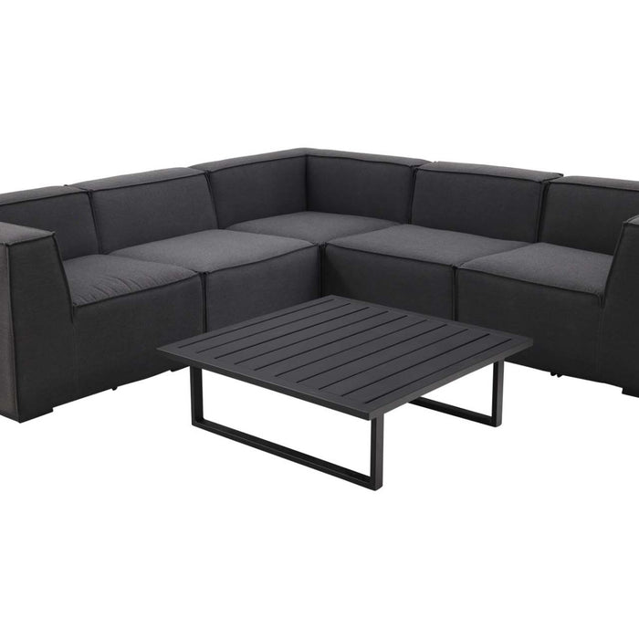 VDG Liberty|Cuba Sunbrella loungeset - Sooty - 6-delig