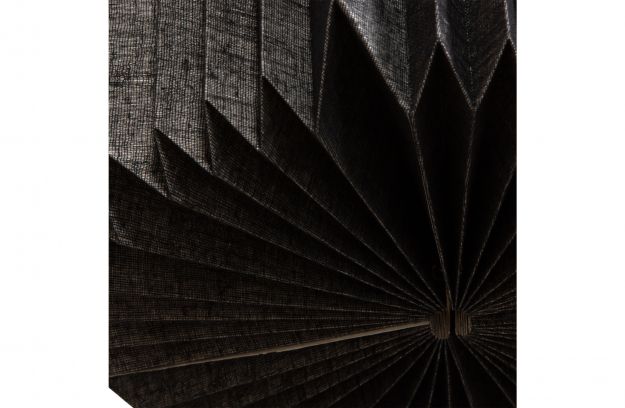 WOOOD Hanglamp Bones - Papier - Naturel|Zwart - 40x44x44