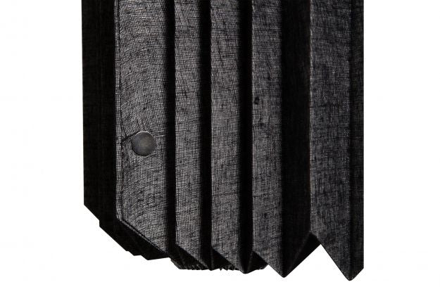 WOOOD Hanglamp Bones - Papier - Naturel|Zwart - 40x44x44