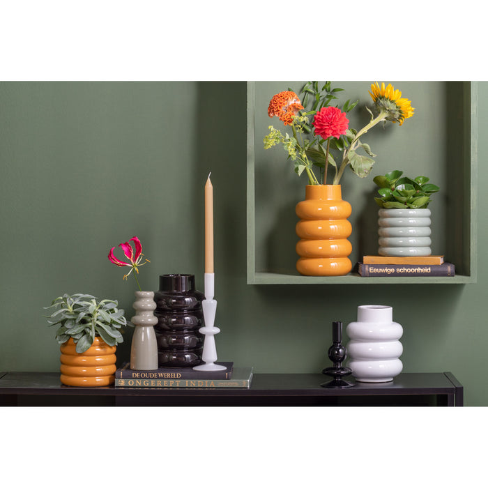 Present Time Kandelaar Sparkle Tall - Wit - Ø9cm