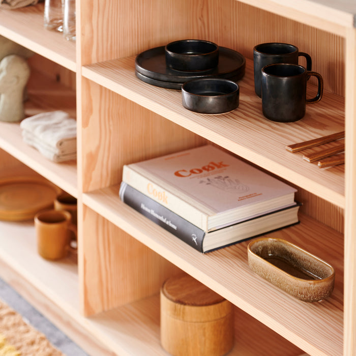 Villa Collection Fjord Ontbijtbord Ø 20,5 cm - 2st. - Zwart