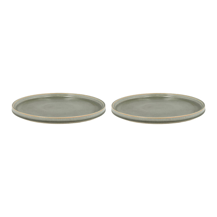 Villa Collection Fjord Ontbijtbord Ø 20,5 cm - 2st. - Groen