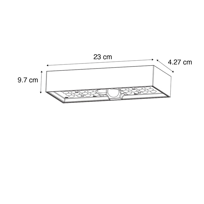 QAZQA Buiten wandlamp rood met dimlicht en sensor op solar - Kayo