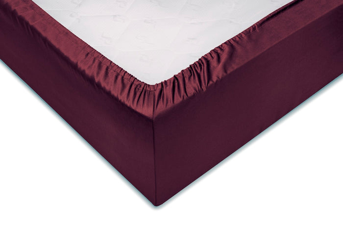 Zo home Satinado Hoeslaken Katoen Satijn 35 Hoekhoogte mauve lilac