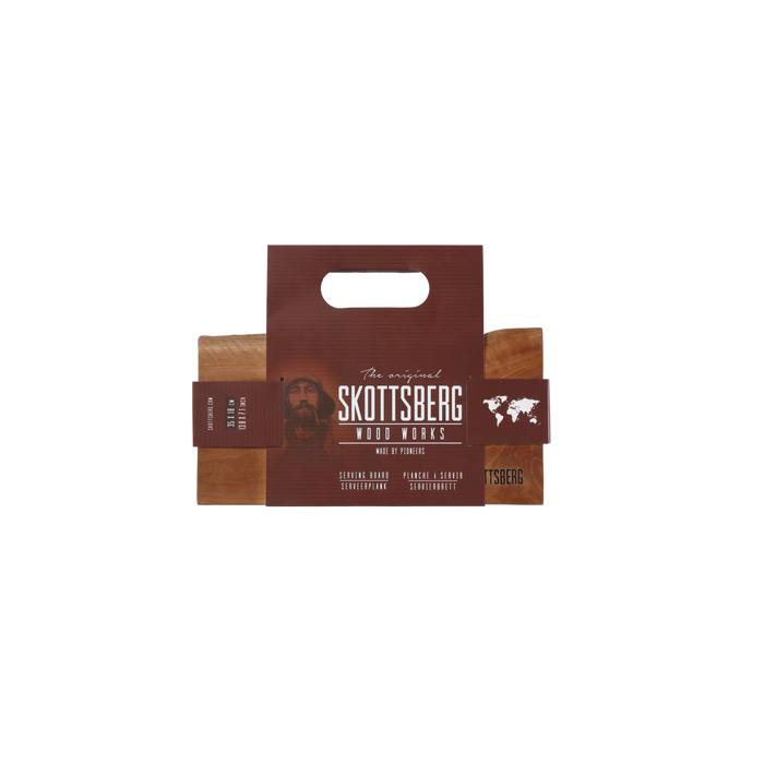 Skottsberg Serveerplank Woodworks 35 x 18 x 3 cm Bruin Hout