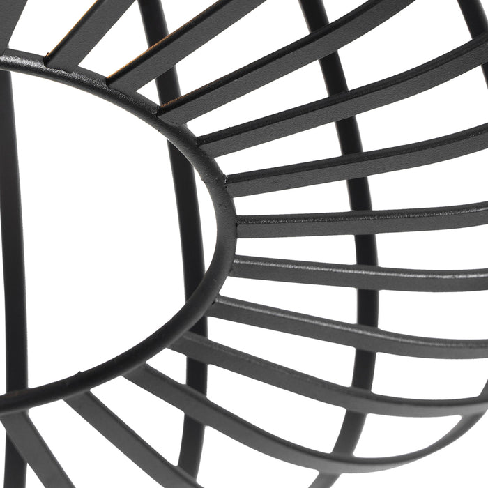 QAZQA Smart plafondlamp zwart 39 cm incl. Wifi G95 - Johanna