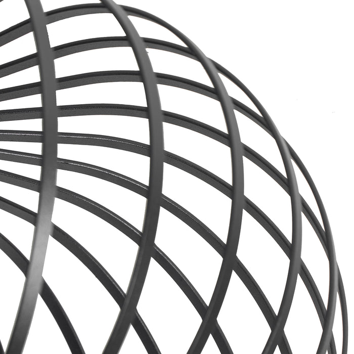 QAZQA Smart plafondlamp zwart 39 cm incl. Wifi G95 - Johanna