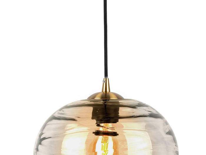 LEITMOTIV Hanglamp Glamour Globe handgemaakt