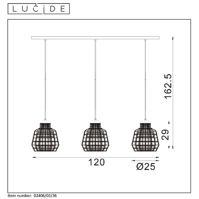 Lucide Fiona Hanglamp