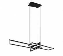 Trio Leuchten Salinas Hanglamp SMD LED 34W Zwart