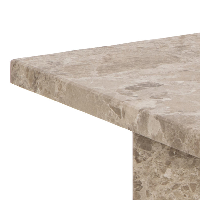 by fonQ Stone Salontafel - Vierkant - Bruin