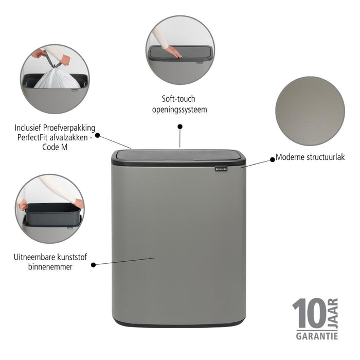 Brabantia Bo Touch Bin 60 Liter