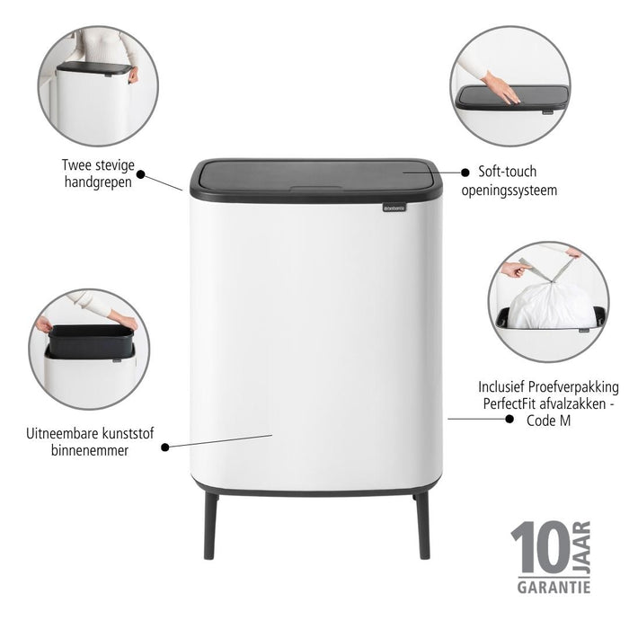 Brabantia Bo Touch Bin Hi 60 Liter