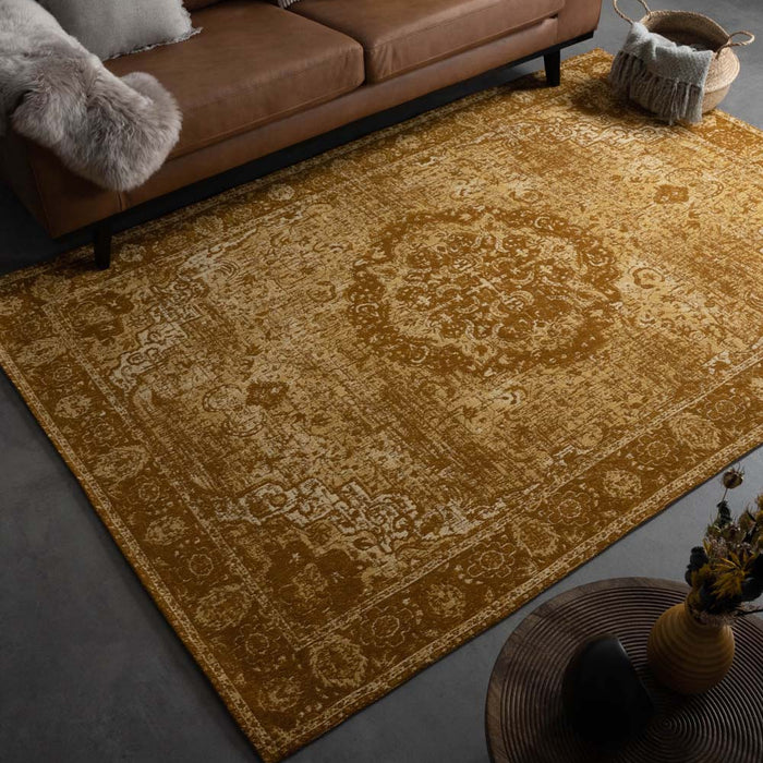 Heritaged Vintage vloerkleed Traditions - okergeel - 200x290 cm