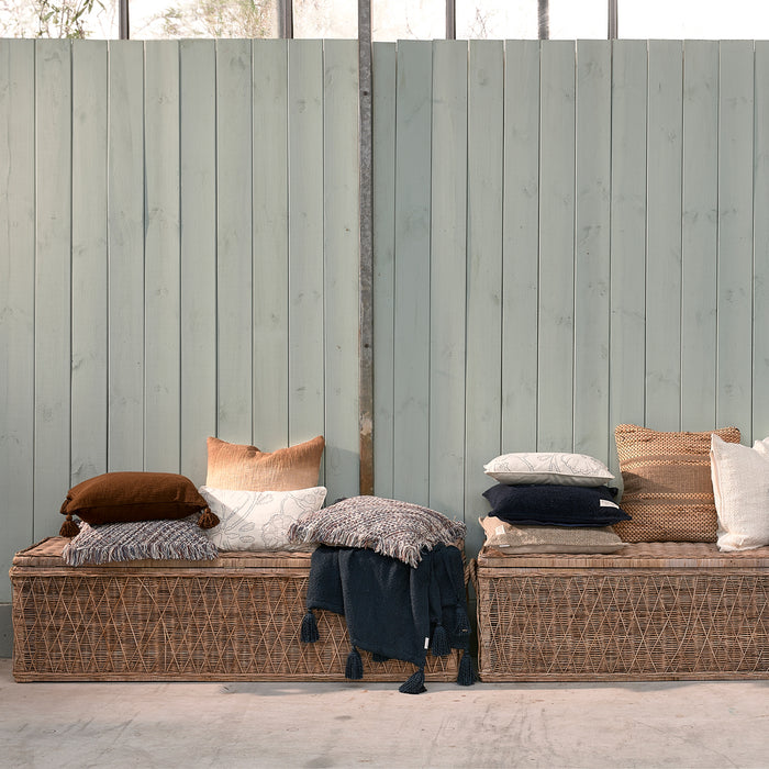 Riviera Maison Rhythm Café Noir Pillow Cover 50x50x2