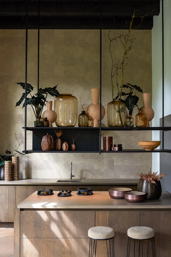 Light & Living - Vaas KAVANDU - 15x12.5x53 - Oranje