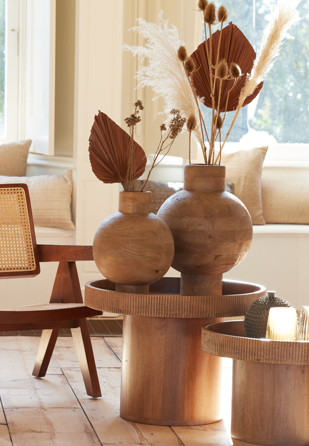 Light & Living - Vaas BARUMI - Ø23x32cm - Bruin