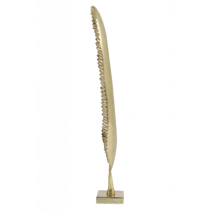 Light & Living - Ornament LEAF - 14x8x56cm - Goud