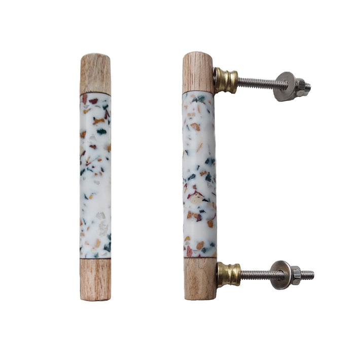 Catchii Kastgreep Terrazzo duo met hout