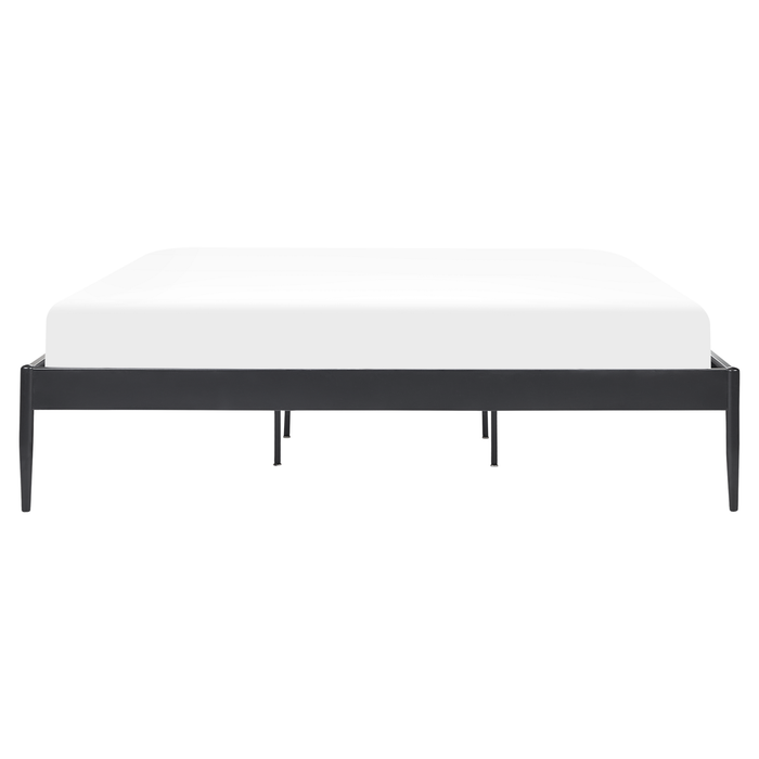 Beliani - VAURS - Tweepersoonsbed - Zwart - 180 x 200 cm - Staal