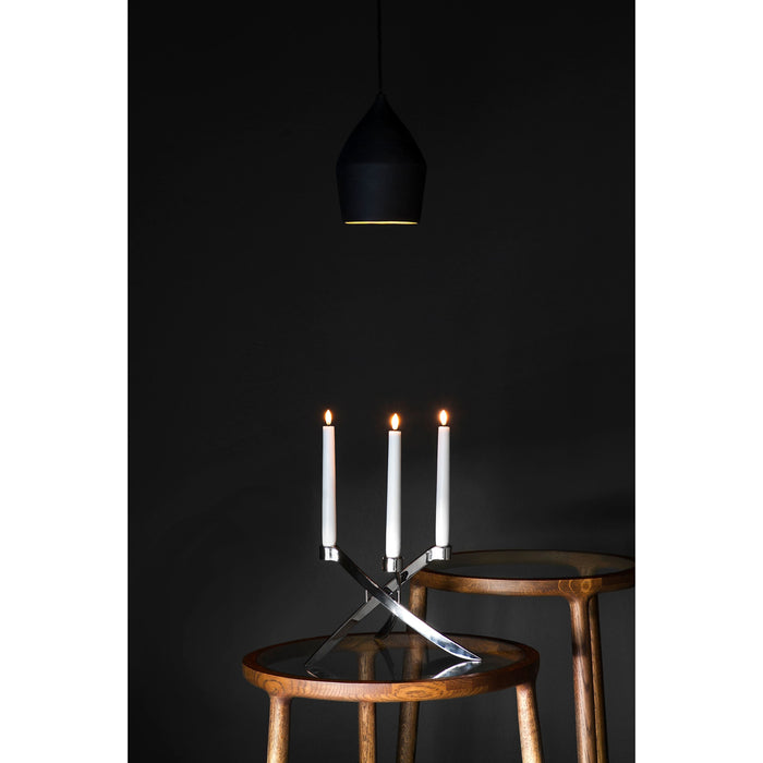 Uyuni Led Tafelkaars Wit- 25CM - Set van 2