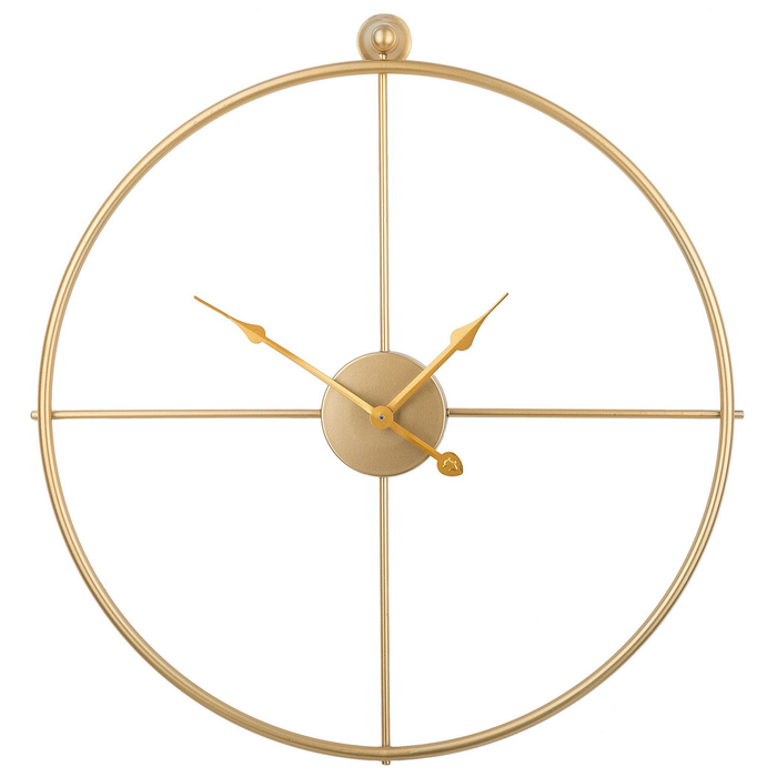 Beliani - ZUCHWIL - Wandklok - Goud - IJzer