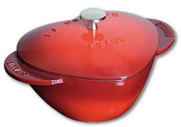 Staub Hartvormige cocotte - kers 1,75 l