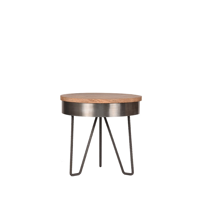 LABEL51 - Bijzettafel Saran - Grijs - 44 cm