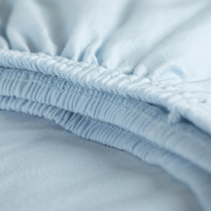 Cinderella - Hoeslaken (tot 25 cm) - Jersey - 90x200 cm - Soft Blue