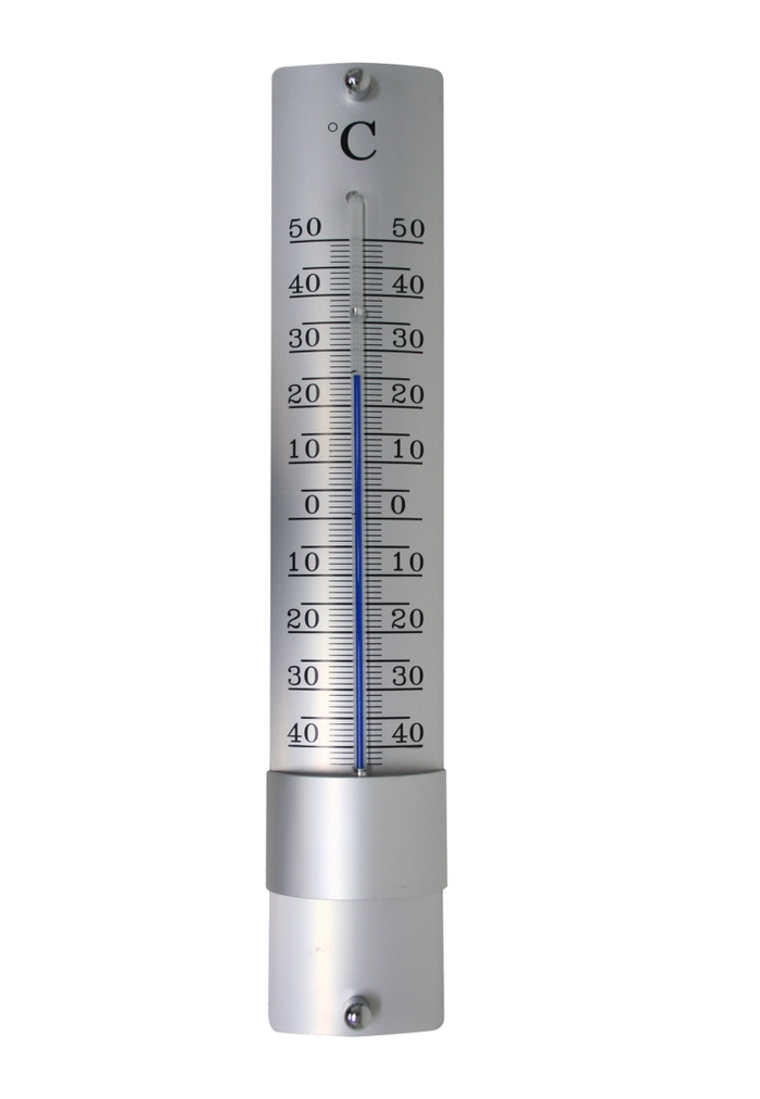 Hendrik Jan buitenthermometer aluminium 21 cm