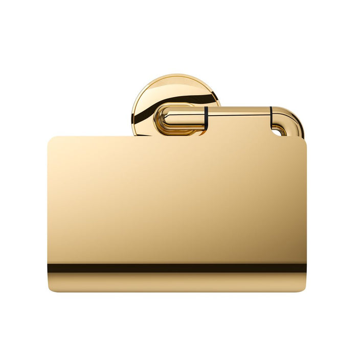 Tiger Cooper Toiletrolhouder met Klep - Goud