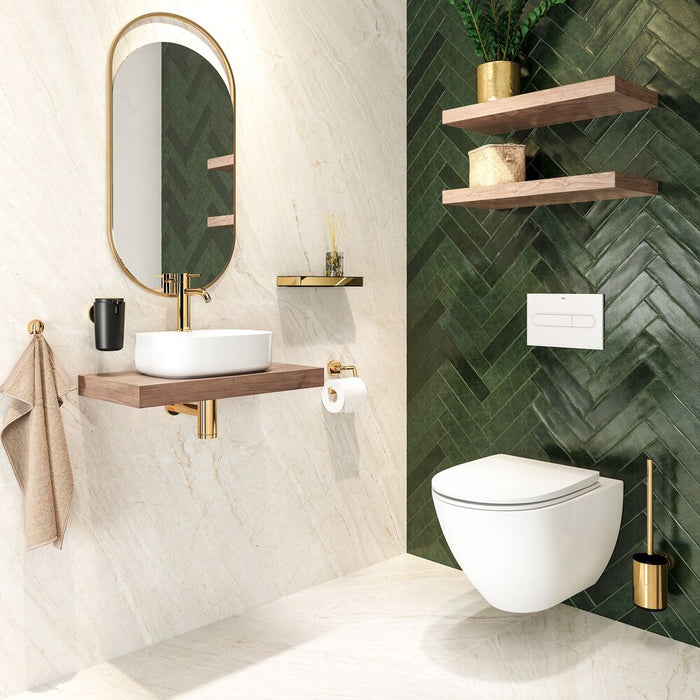 Tiger Cooper Toiletrolhouder zonder Klep - Goud