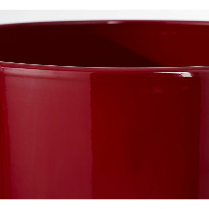 Mica Decorations Tusca Bloempot - H20 x Ø22,5 cm - Donkerrood