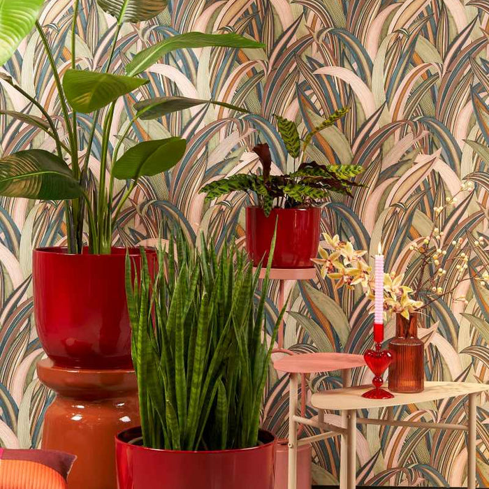 Mica Decorations Tusca Bloempot - H20 x Ø22,5 cm - Donkerrood