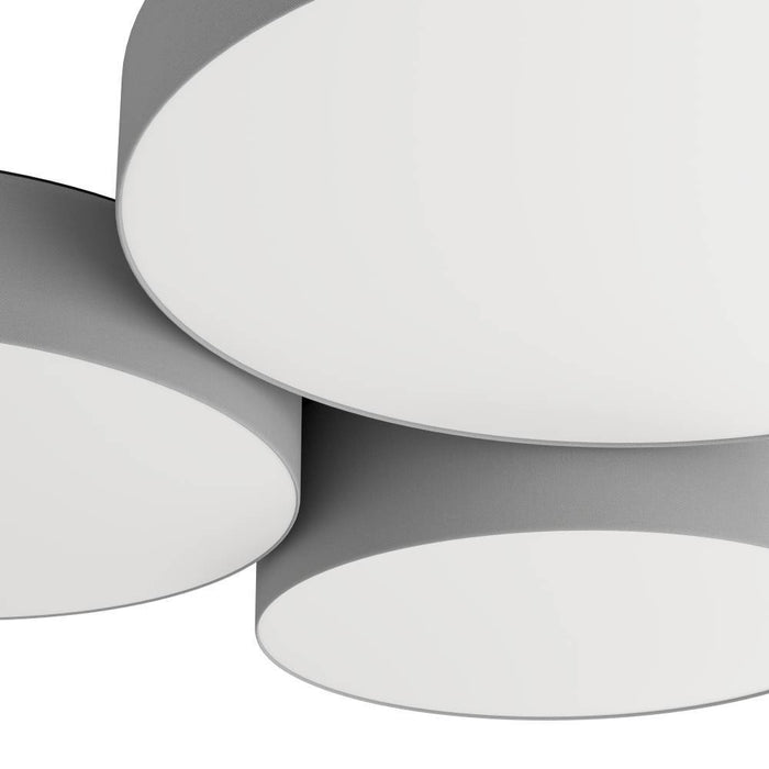 EGLO connect.z Barbano-Z Plafondlamp - 60,5 cm - Grijs|Wit - RGB