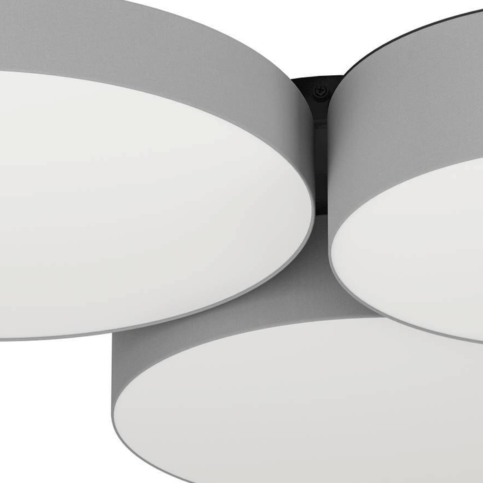 EGLO connect.z Barbano-Z Plafondlamp - 60,5 cm - Grijs|Wit - RGB