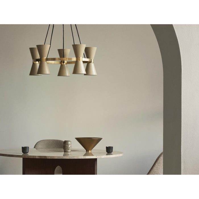 Audo Copenhagen Collector 5 kroonluchter Ø66.5 crème