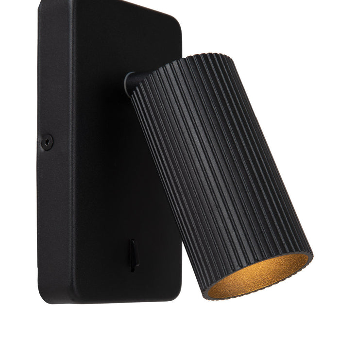 Lucide CLUBS Bedlamp - Zwart