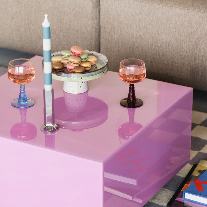 HKliving Mirror Block Salontafel - Hot Pink