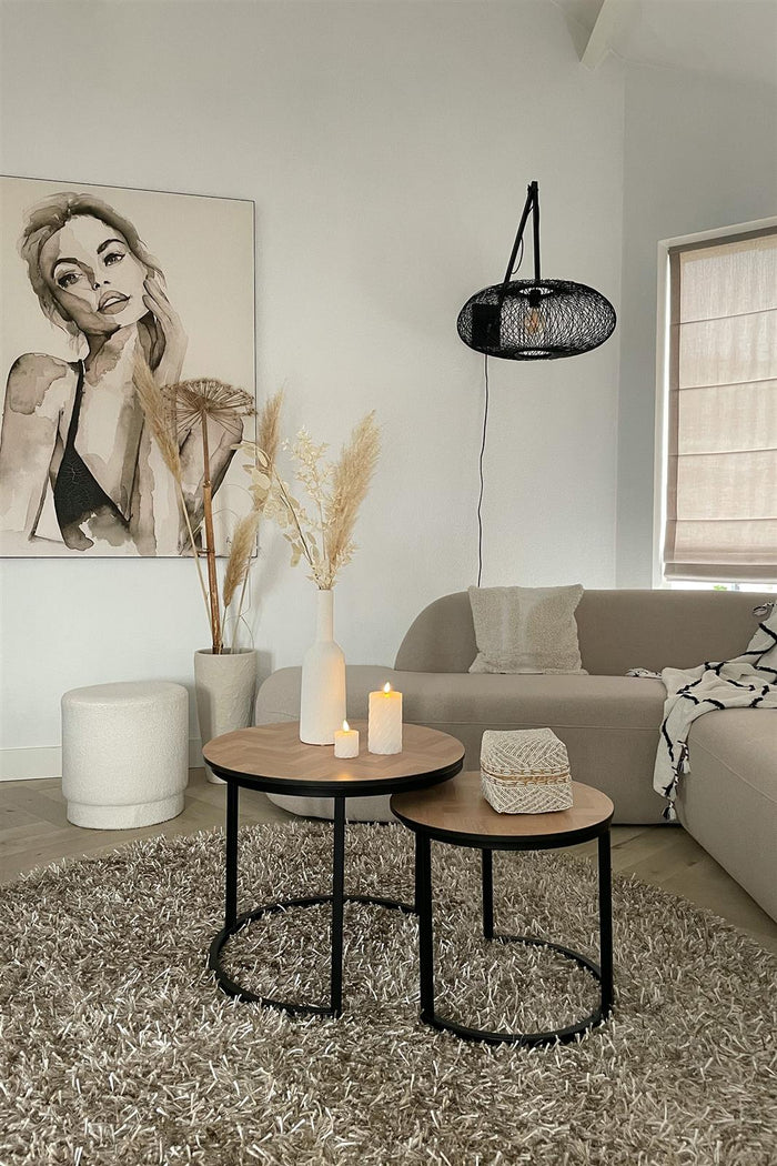 MaximaVida ronde salontafel set Copenhagen 58 en 45 cm