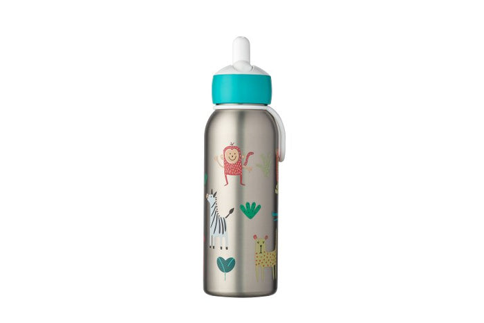Isoleerfles flip-up Campus 350 ml - Animal Friends