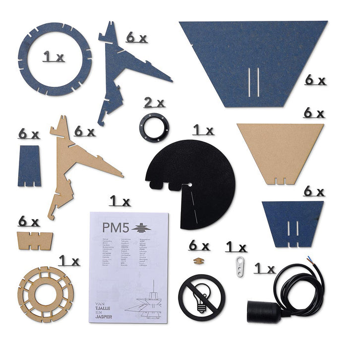 Van Tjalle en Jasper PM5 hanglamp - Naturel | Blue