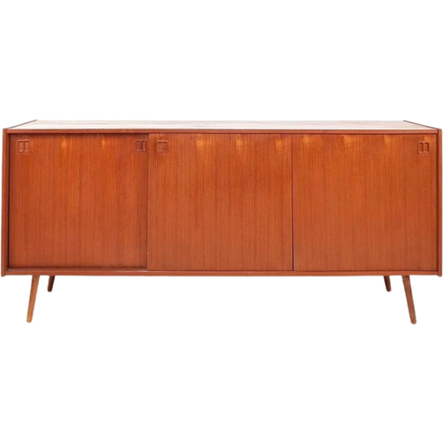 Reliving Vintage Teak Houten Deens Dressoir Tv Meubel Lades
