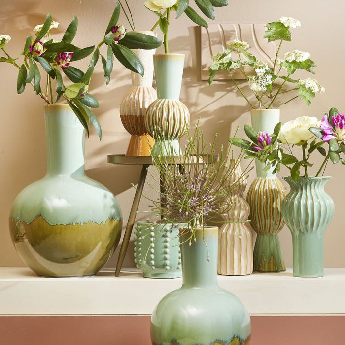 Mica Decorations Holm Vaas H 52 cm - Groen