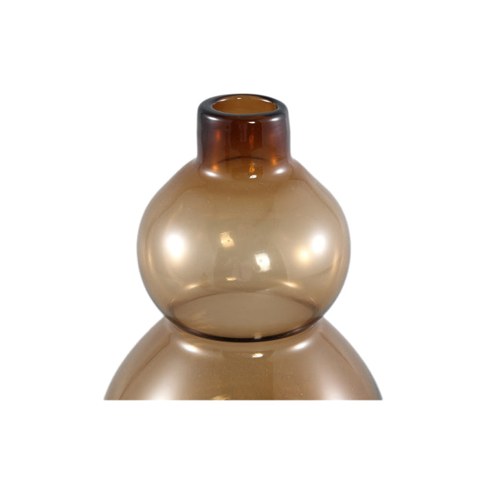PTMD Kato Vaas - 17x17x28 cm - Glas - Amber