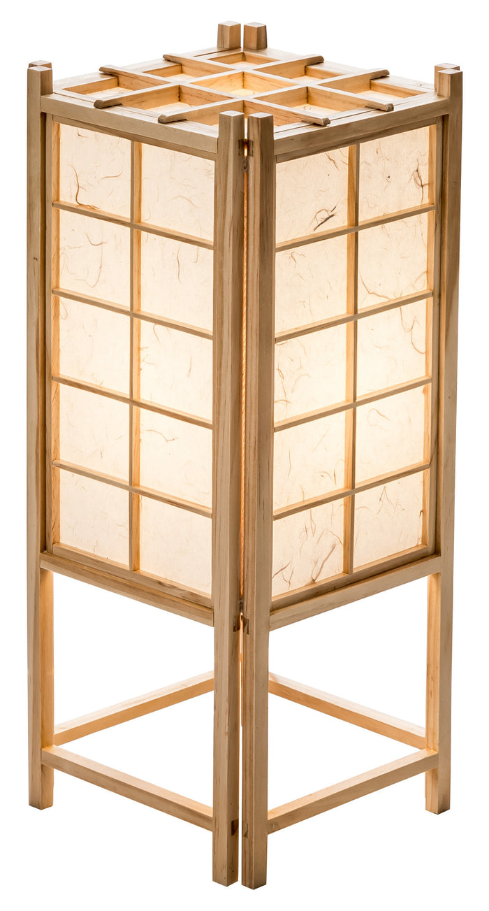 Fine Asianliving Japanse Tafellamp Shoji Rijstpapier Hout Naturel -