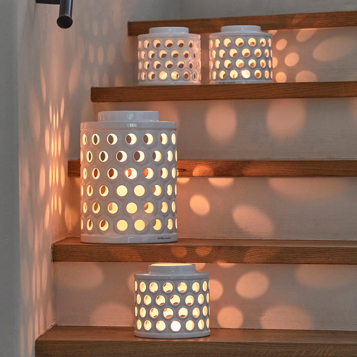 Riviera Maison Windlicht wit, Kaarsenhouder groot - RM La Baule L