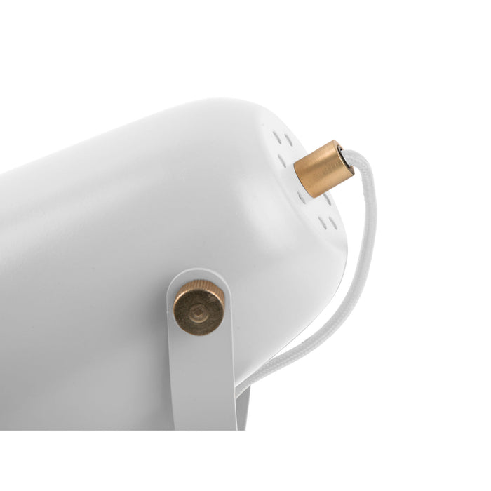 Leitmotiv - Wall lamp Steady metal matt white