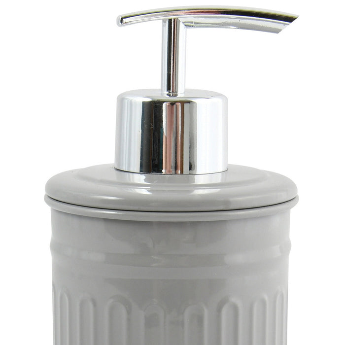 MSV Zeeppompje|dispenser - Industrial - metaal - taupe - 17 cm